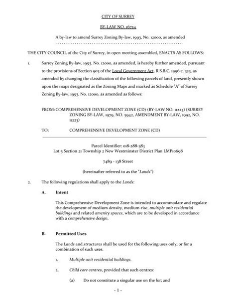 surrey zoning bylaw 12000